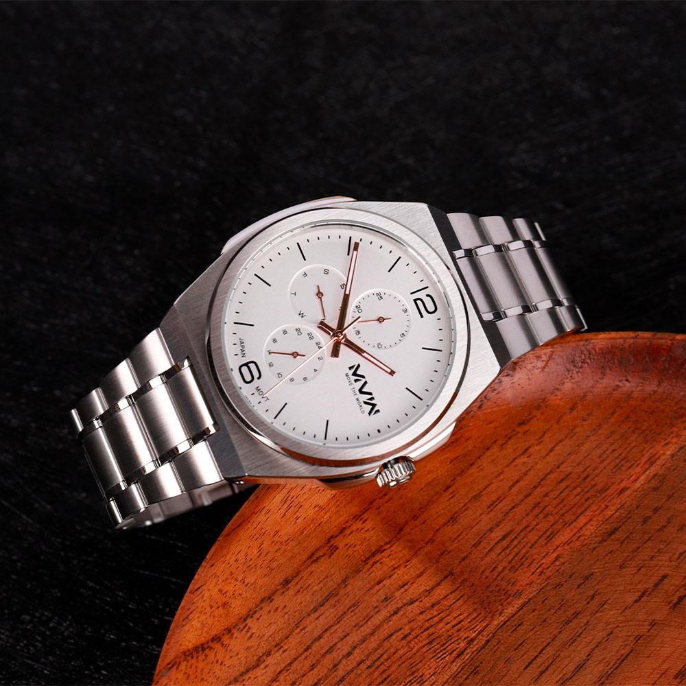 Đồng hồ MVW Glory 43 mm Nam MS087-01-3