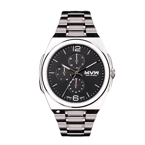 Đồng hồ MVW Glory 43 mm Nam MS087-02 Màu Bạc