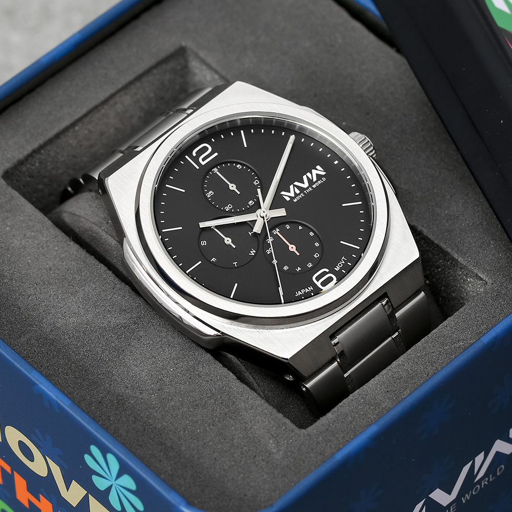 Đồng hồ MVW Glory 43 mm Nam MS087-02