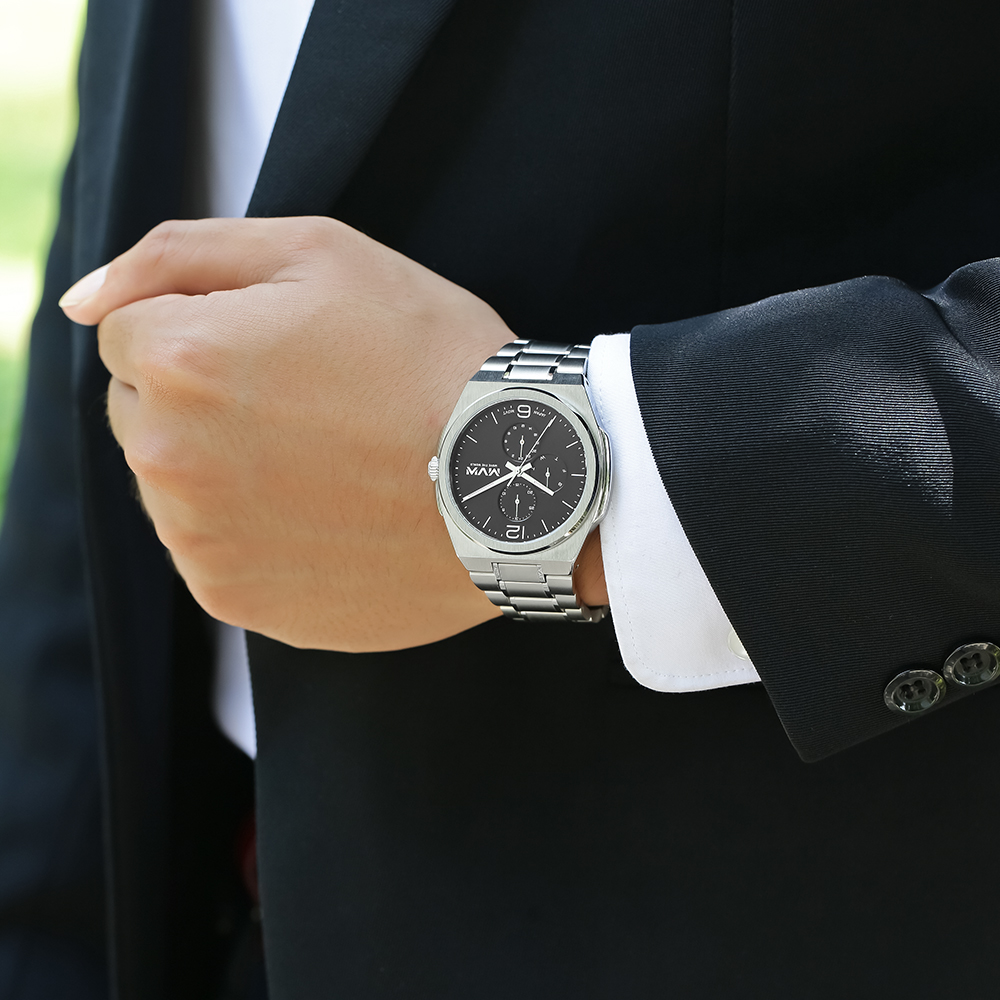 Đồng hồ MVW Glory 43 mm Nam MS087-02