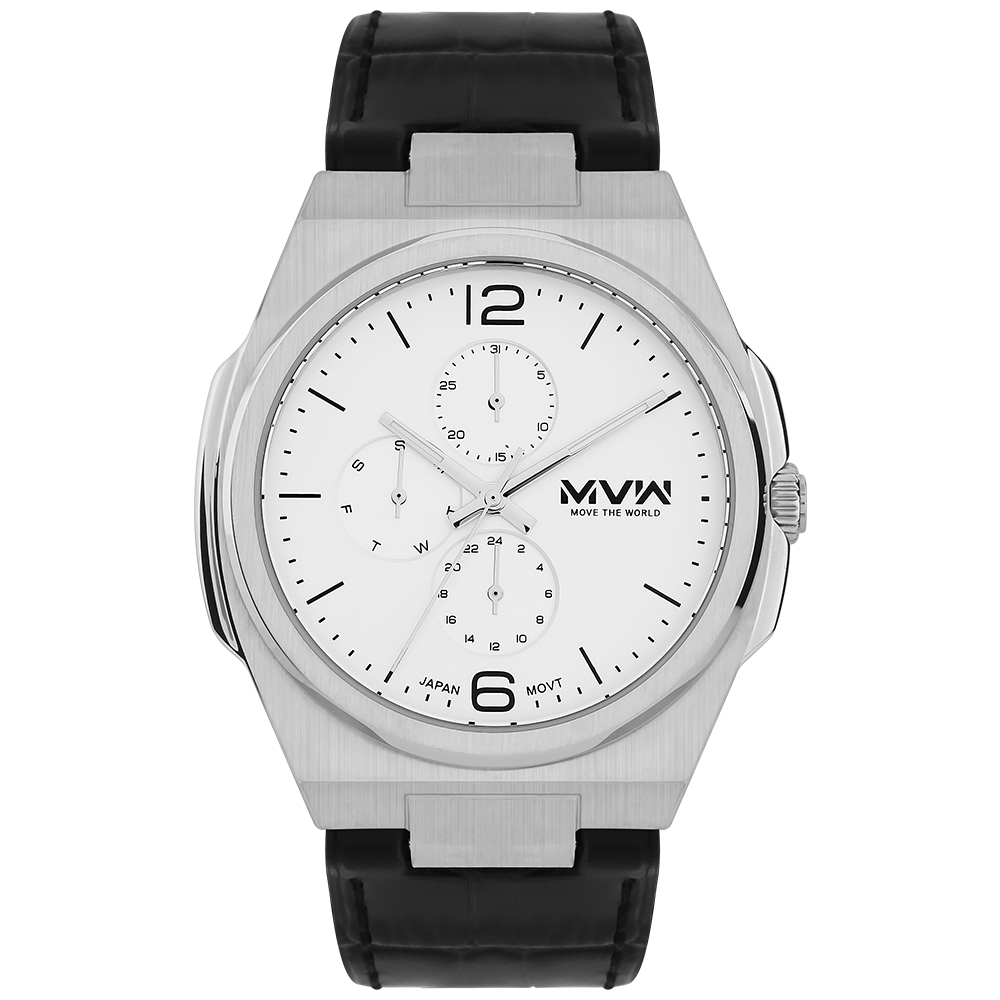 Đồng hồ MVW Glory 43 mm Nam ML080-01 Màu Đen