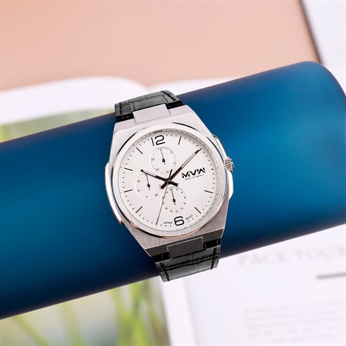 Đồng hồ MVW Glory 43 mm Nam ML080-01 Màu Đen