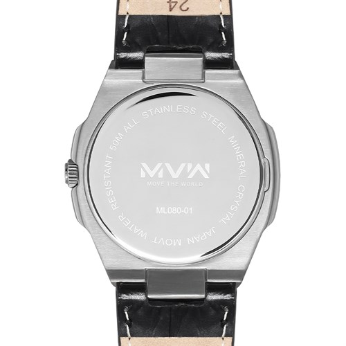 Đồng hồ MVW Glory 43 mm Nam ML080-01 Màu Đen