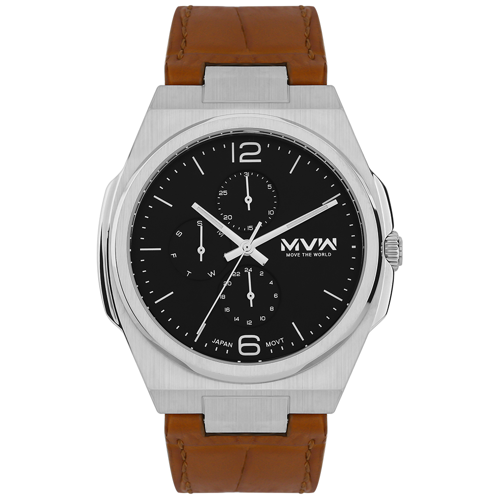 Đồng hồ MVW Glory 43 mm Nam ML080-02 Màu Nâu
