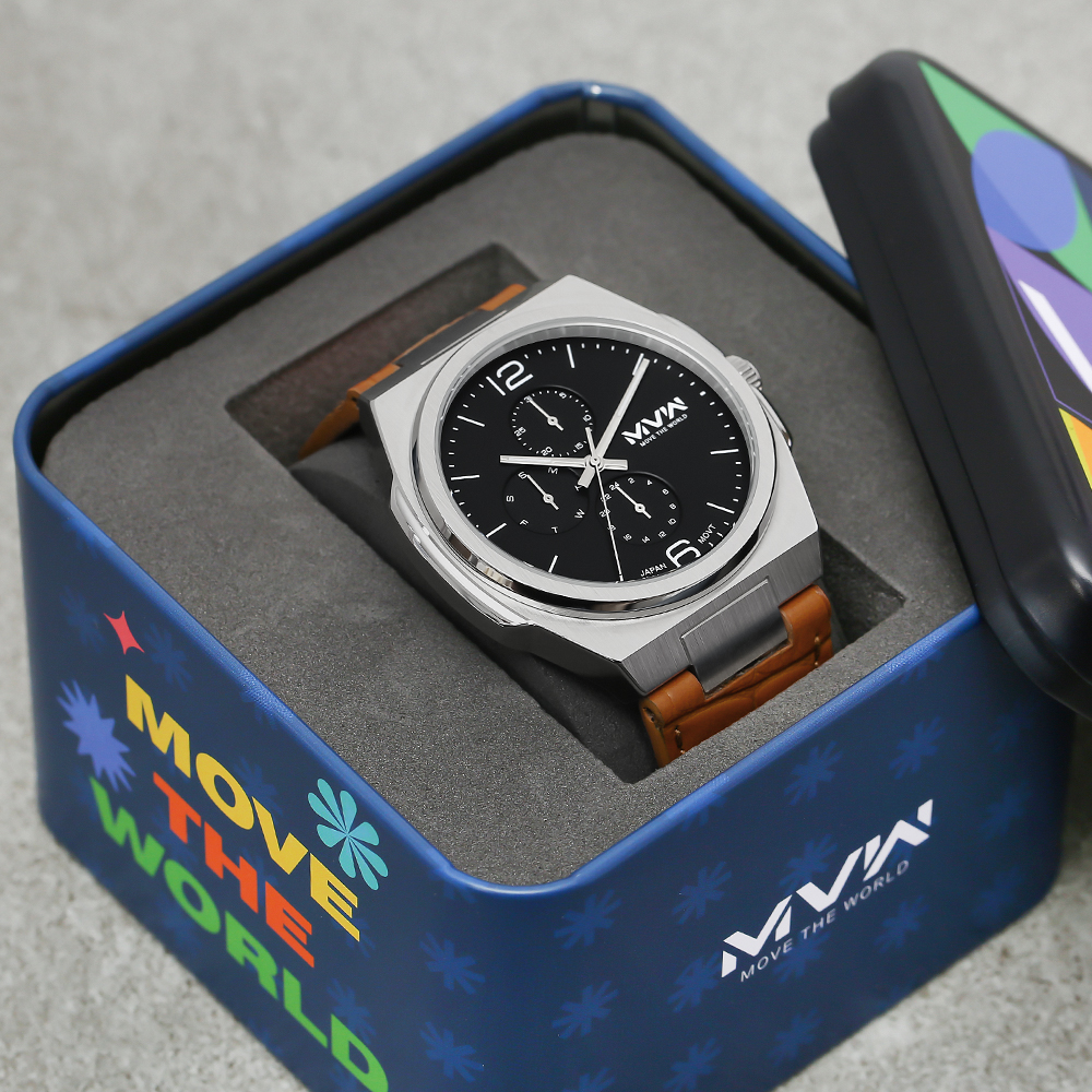 Đồng hồ MVW Glory 43 mm Nam ML080-02