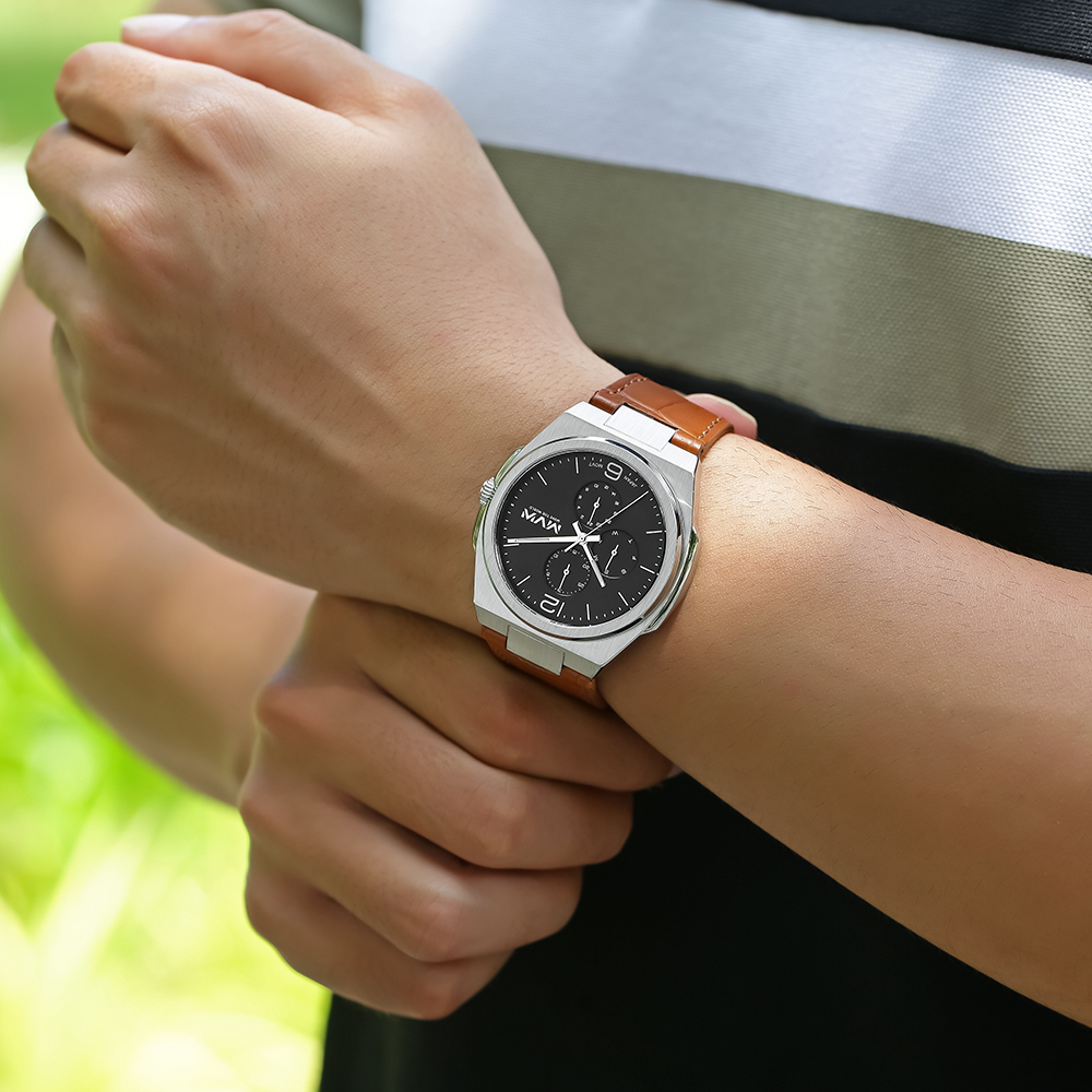 Đồng hồ MVW Glory 43 mm Nam ML080-02