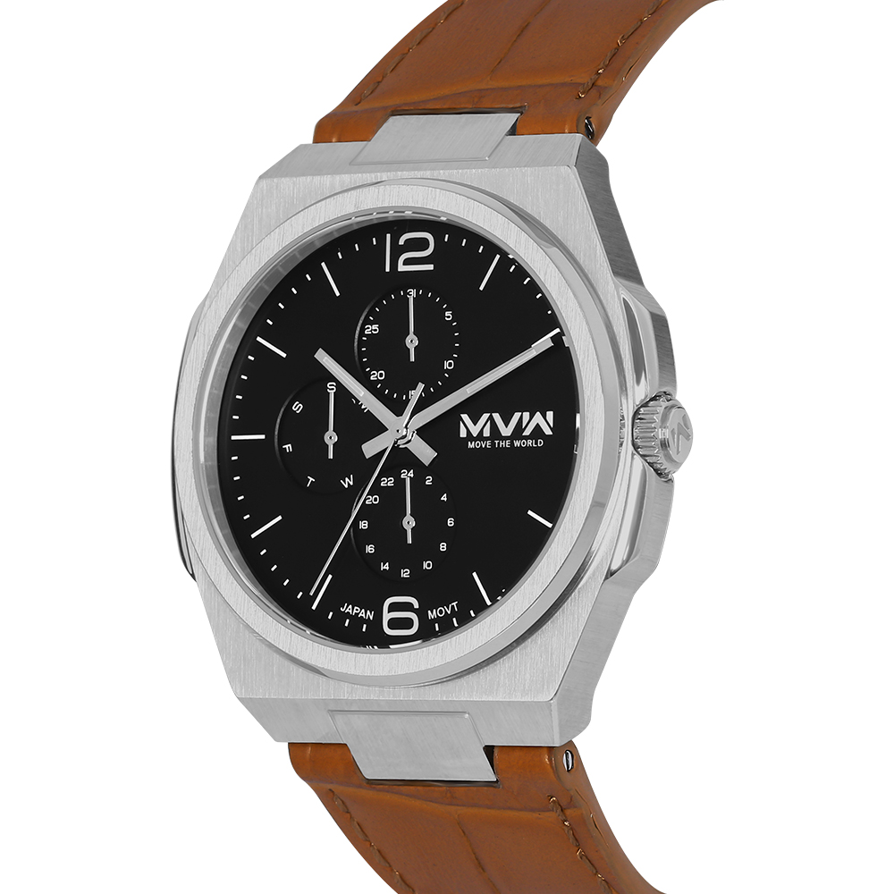 Đồng hồ MVW Glory 43 mm Nam ML080-02 Màu Nâu
