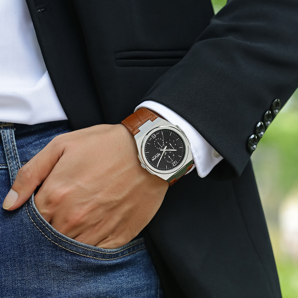 Đồng hồ MVW Glory 43 mm Nam ML080-02