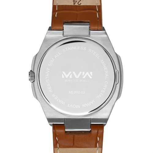 Đồng hồ MVW Glory 43 mm Nam ML080-02 Màu Nâu