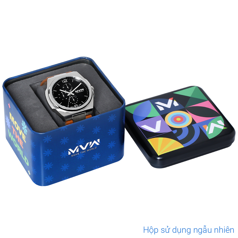 Đồng hồ MVW Glory 43 mm Nam ML080-02 Màu Nâu