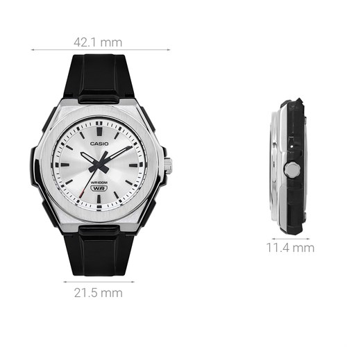 Đồng hồ Casio 42.1 mm Nữ LWA-300H-7E2VDF Màu Đen
