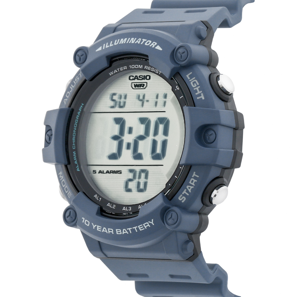 Đồng hồ CASIO Timeless 51.2 mm Nam AE-1500WH-2AVDF Màu Xanh Dương