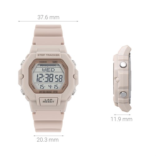 Đồng hồ Casio 37.6 mm Nữ LWS-2200H-4AVDF Màu Hồng