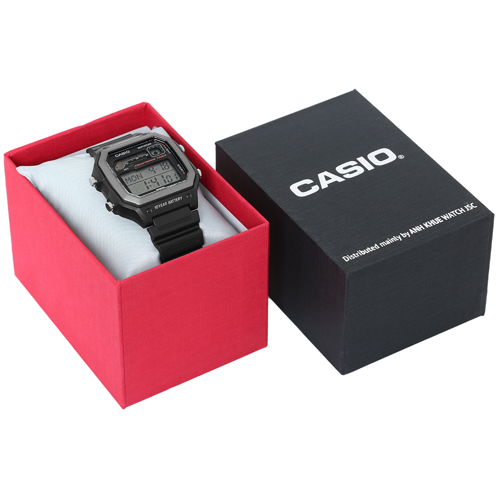 Đồng hồ Casio 42.1 mm Nam WS-1600H-1AVDF - 6