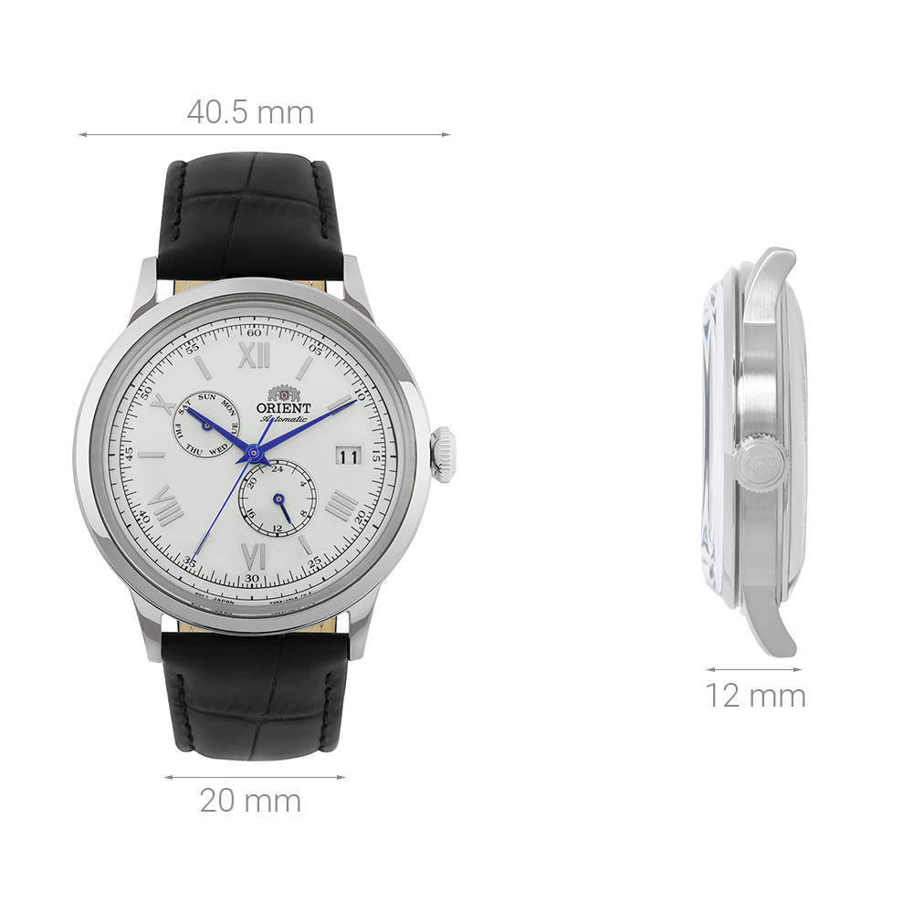 Đồng hồ Orient Bambino 40.5 mm Nam RA-AK0701S10B Màu Đen