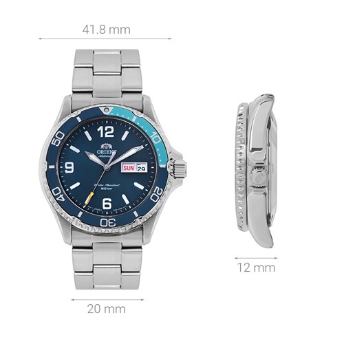 Đồng hồ Orient Mako 41.8 mm Nam RA-AA0818L19B Màu Bạc