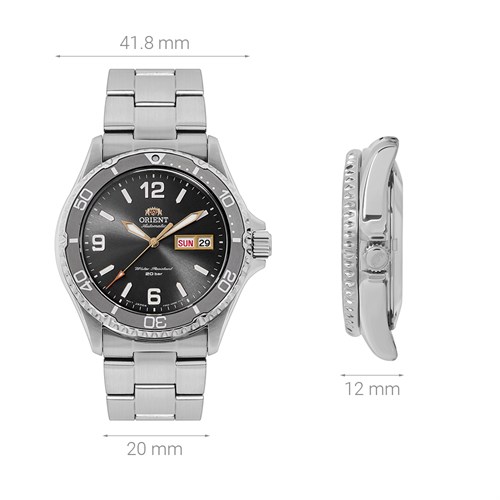 Đồng hồ Orient Mako 41.8 mm Nam RA-AA0819N19B Màu Bạc