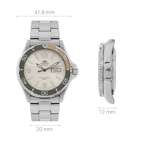 Đồng hồ Orient Mako 41.8 mm Nam RA-AA0821S19B Màu Bạc