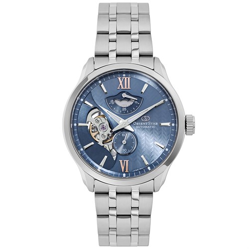 Đồng hồ Orient Star 41 mm Nam RE-AV0B08L00B Màu Bạc