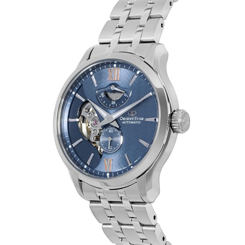 Đồng hồ Orient Star 41 mm Nam RE-AV0B08L00B Màu Bạc