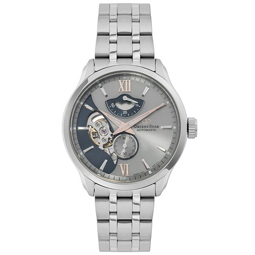 Đồng hồ Orient Star 41 mm Nam RE-AV0B09N00B Màu Bạc