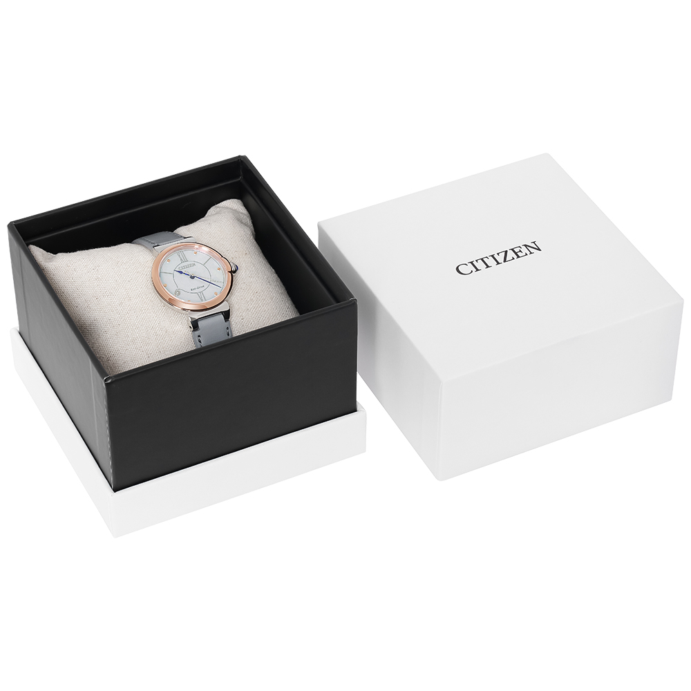 Đồng hồ Citizen Happiness Blossoms 29.5 mm Nữ EM1074-15D Màu Xám
