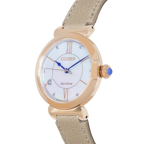 Đồng hồ Citizen Happiness Blossoms 29.5 mm Nữ EM1073-18D Màu Màu be