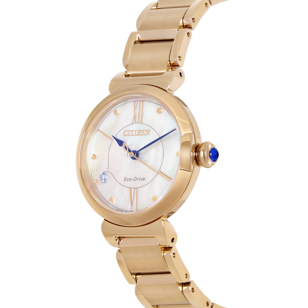 Đồng hồ Citizen Happiness Blossoms 29.5 mm Nữ EM1073-85Y Màu Vàng