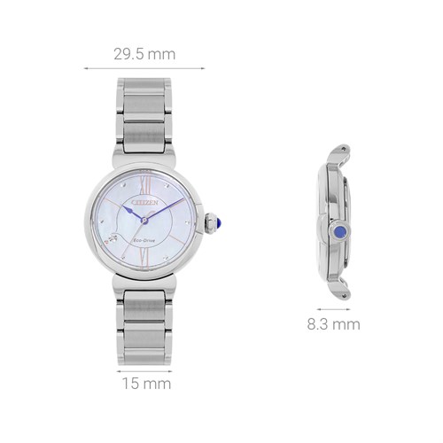Đồng hồ Citizen Happiness Blossoms 29.5 mm Nữ EM1070-83D Màu Bạc