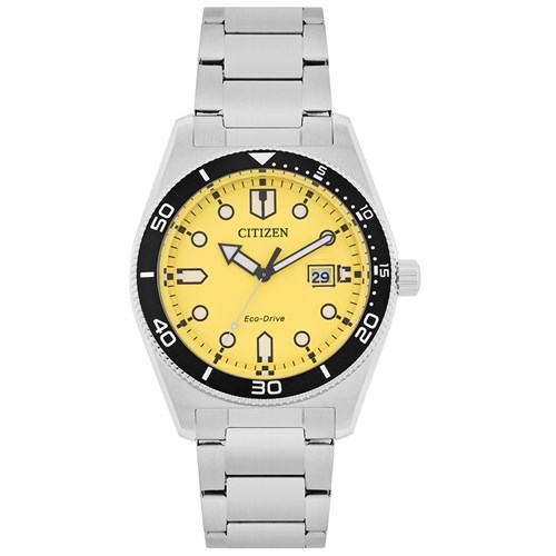 Đồng hồ Citizen 43 mm Nam AW1760-81Z Màu Bạc