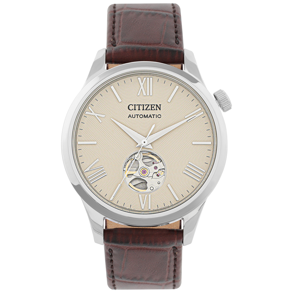 Đồng hồ Citizen Sunshine and Luna 40 mm Nam NH9130-17A Màu Nâu