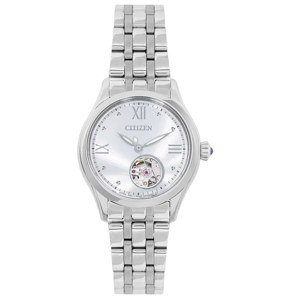 Đồng hồ Citizen Sunshine and Luna 28.5 mm Nữ PR1040-88A Màu Bạc