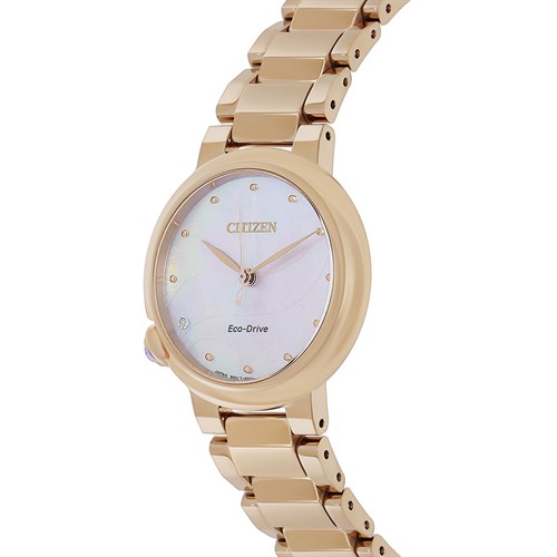 Đồng hồ Citizen Mother Earth 30 mm Nữ EM0919-85Y Màu Vàng