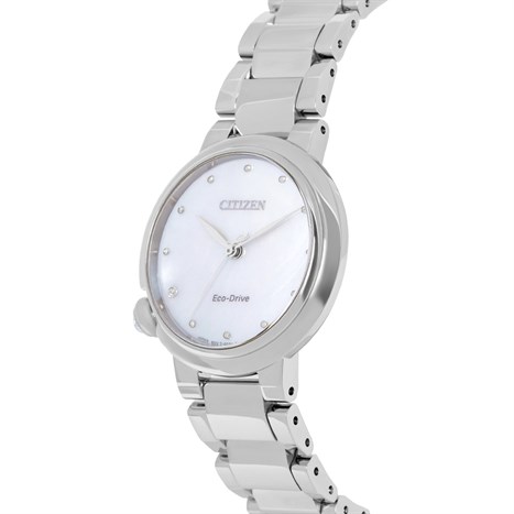 Đồng hồ Citizen Mother Earth 30 mm Nữ EM0910-80D Màu Bạc