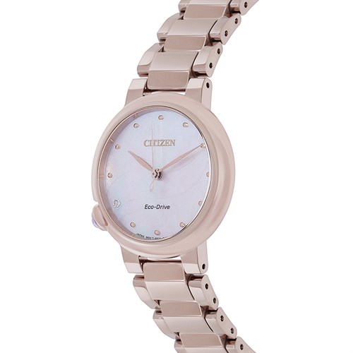 Đồng hồ Citizen Mother Earth 30 mm Nữ EM0912-84Y Màu Vàng Hồng