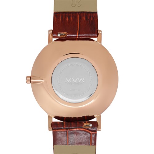 Đồng hồ MVW UT 40 mm Nam ML077-01 Màu Nâu