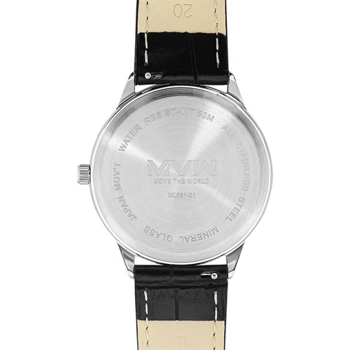 Đồng hồ MVW 40 mm Nam ML081-01 Màu Đen