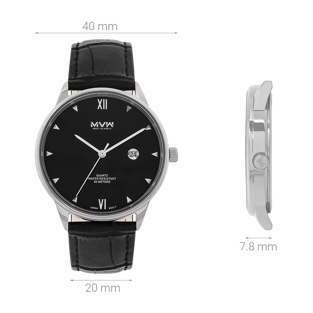 Đồng hồ MVW 40 mm Nam ML081-01 - 6