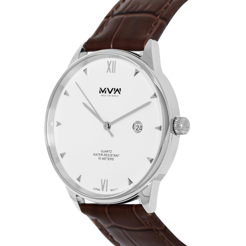 Đồng hồ MVW 40 mm Nam ML081-02 Màu Nâu