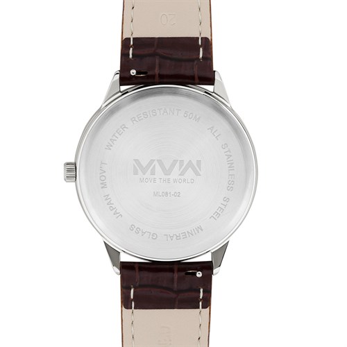 Đồng hồ MVW 40 mm Nam ML081-02 Màu Nâu