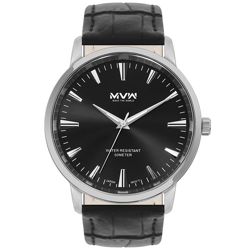 Đồng hồ MVW 43 mm Nam ML083-01 Màu Đen