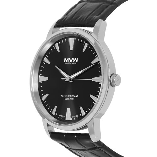 Đồng hồ MVW 43 mm Nam ML083-01 Màu Đen