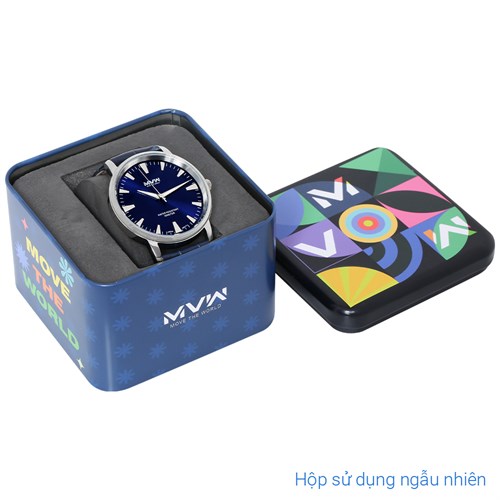Đồng hồ MVW 43 mm Nam ML083-02 Màu Xanh