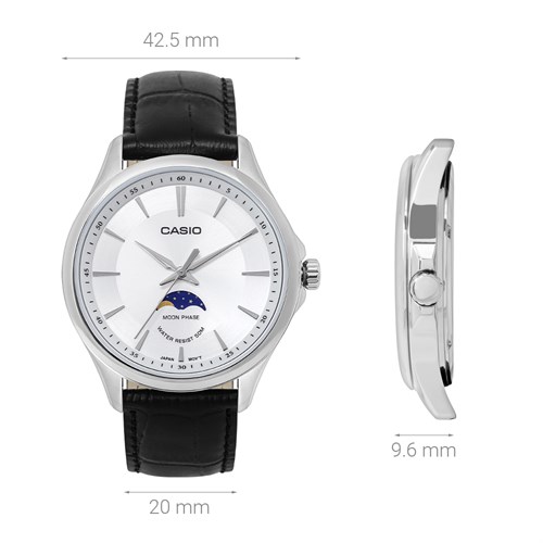 Đồng hồ Casio 42.5 mm Nam MTP-M100L-7AVDF Màu Đen