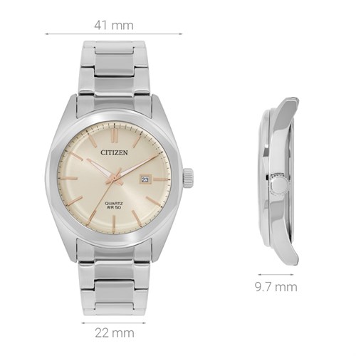 Đồng hồ Citizen 41 mm Nam BI5110-54B Màu Bạc