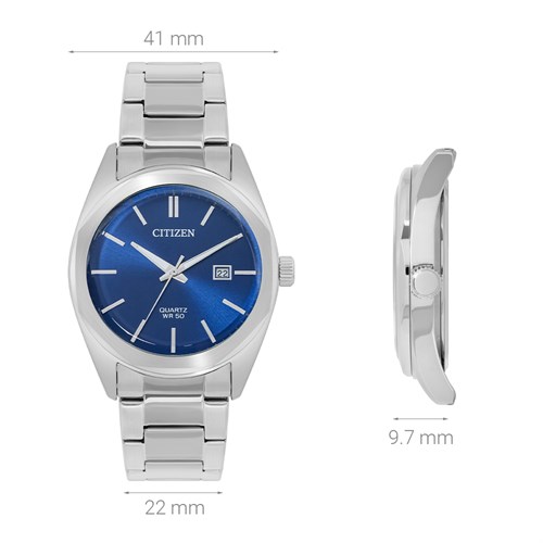 Đồng hồ Citizen 41 mm Nam BI5110-54L Màu Bạc