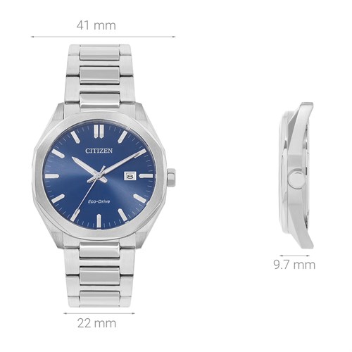 Đồng hồ Citizen 41 mm Nam BM7600-81L Màu Bạc