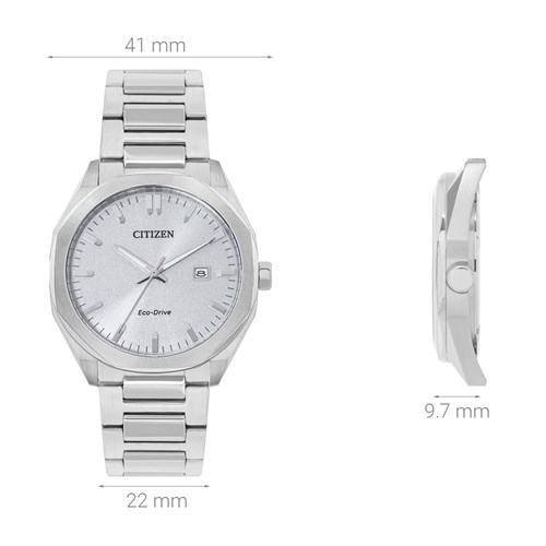 Đồng hồ Citizen 41 mm Nam BM7600-81A Màu Bạc