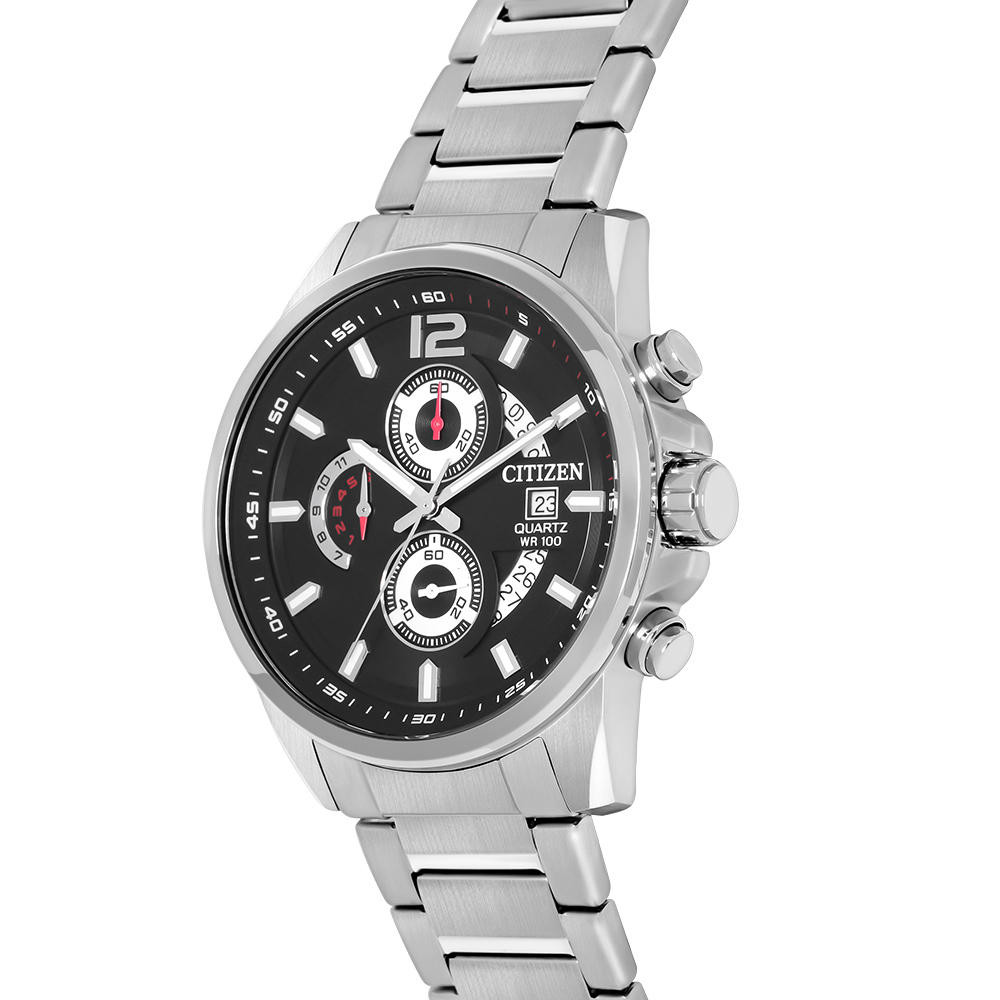 Đồng hồ Citizen 43 mm Nam AN3690-56E Màu Bạc