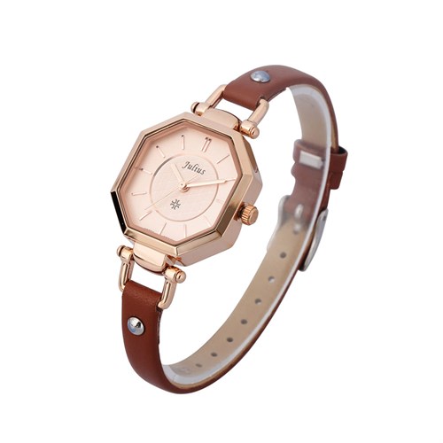 Đồng hồ Julius 28 mm Nữ JA-750C Màu Nâu